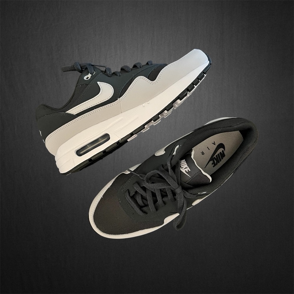 ✔️New✔️ NIKE Air Max 1 GS 'Off Noir White'